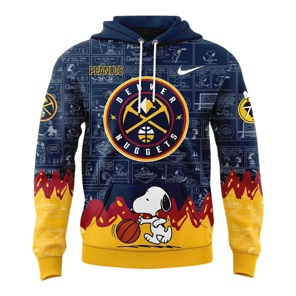 DN Basketball 75th Anniversary Of Peanuts All Over Print Hoodie