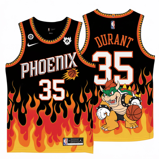 Durant #35 Phoenix Basketball Team 3D Basketball Jersey