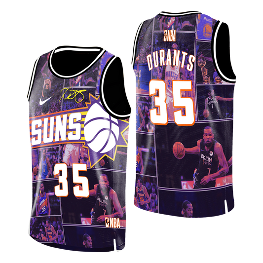Kevin Durant #35 Phoenix Basketball Legacy Team 3D Basketball Jersey