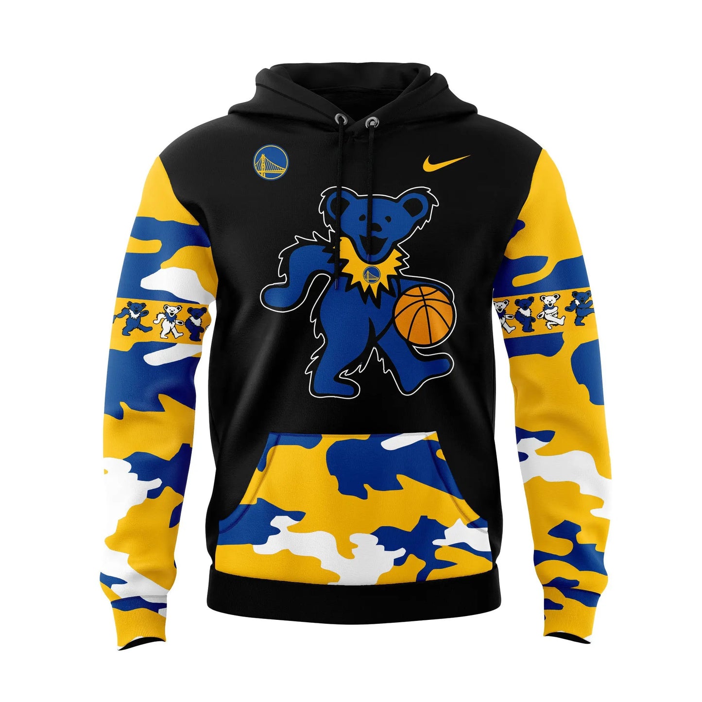 GTW Basketball Grateful Dead Night 3D All Over Print Hoodie