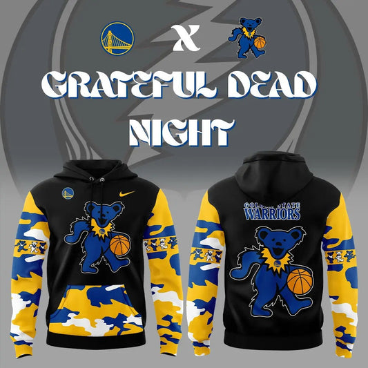 GTW Basketball Grateful Dead Night 3D All Over Print Hoodie