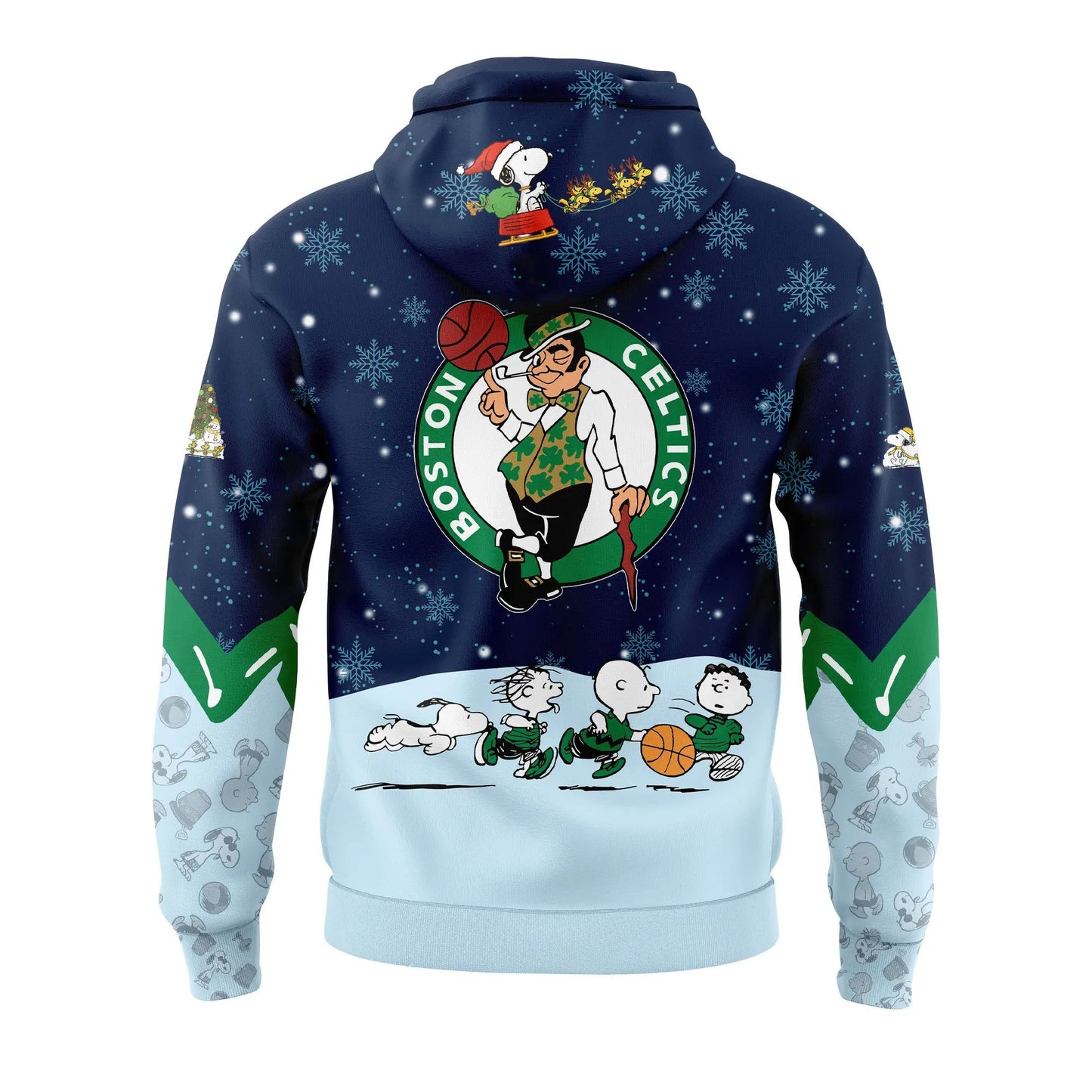 BC Basketball Peanuts And Snoopy Holiday Speciality 3D All Over Print Hoodie
