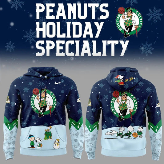 BC Basketball Peanuts And Snoopy Holiday Speciality 3D All Over Print Hoodie