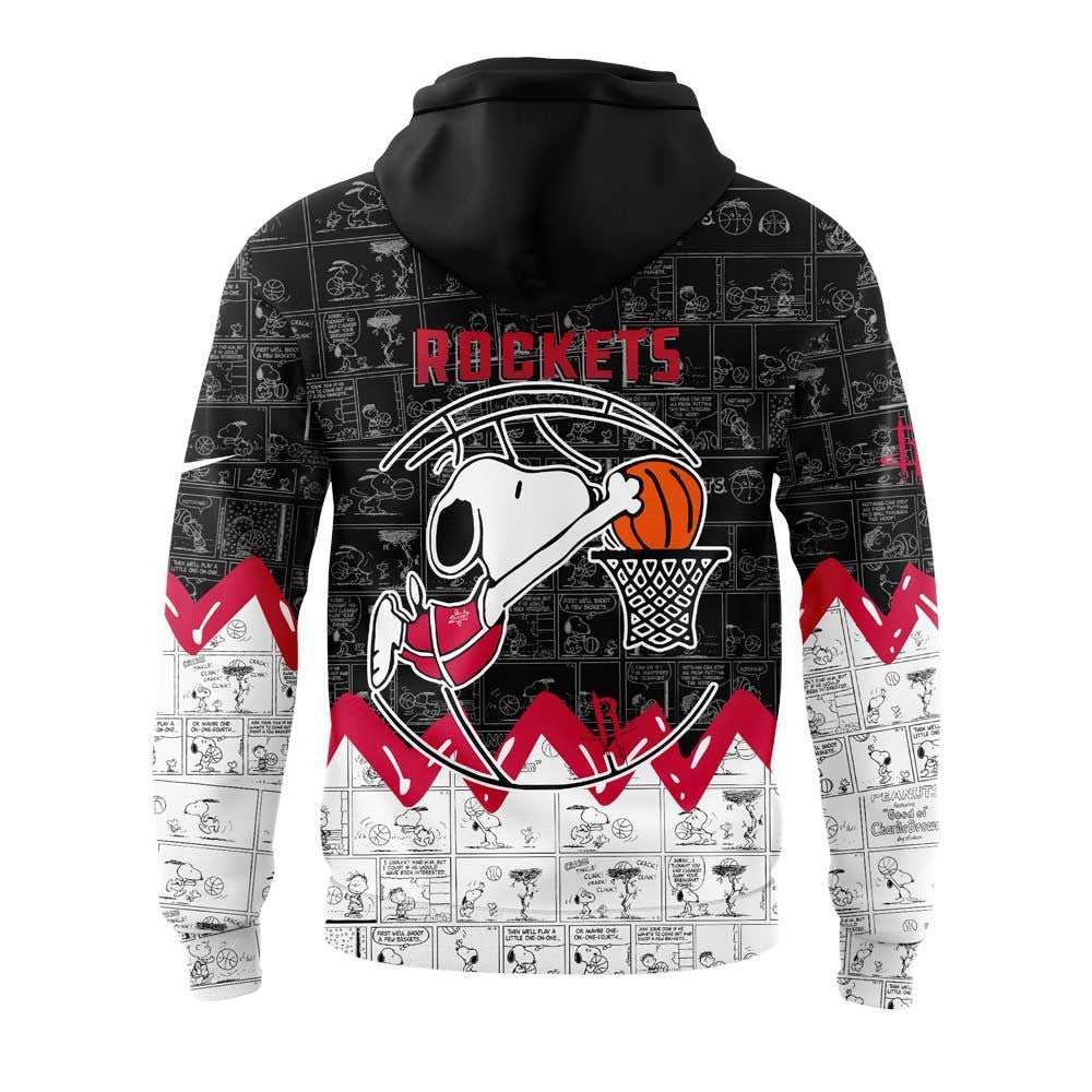 HR Basketball 75th Anniversary Of Peanuts 3D All Over Print Hoodie