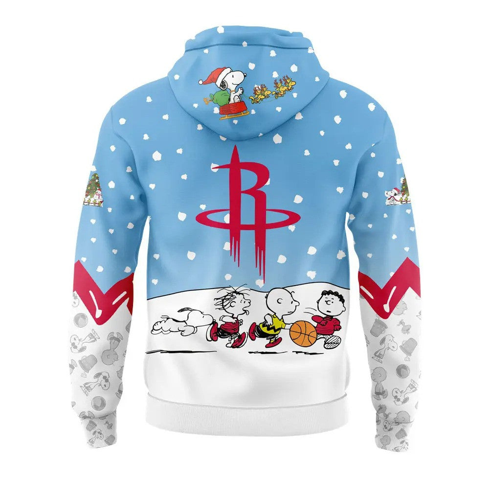 HR Basketball 75th Anniversary Of Peanuts And Snoopy Holiday Speciality 3D All Over Print Hoodie