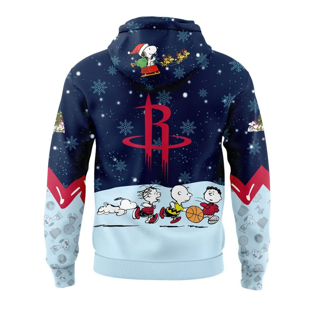 HR Basketball 75th Anniversary Of Peanuts And Snoopy Holiday Speciality 3D All Over Print Hoodie