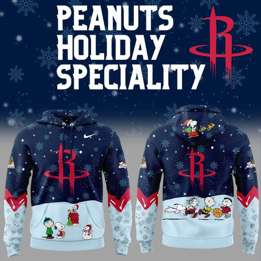HR Basketball 75th Anniversary Of Peanuts And Snoopy Holiday Speciality 3D All Over Print Hoodie
