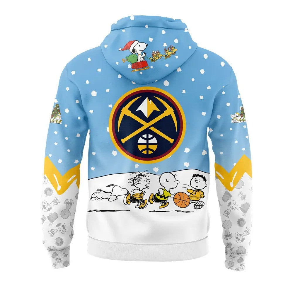 DN Basketball 75th Anniversary Of Peanuts And Snoopy Holiday Speciality All Over Print Hoodie