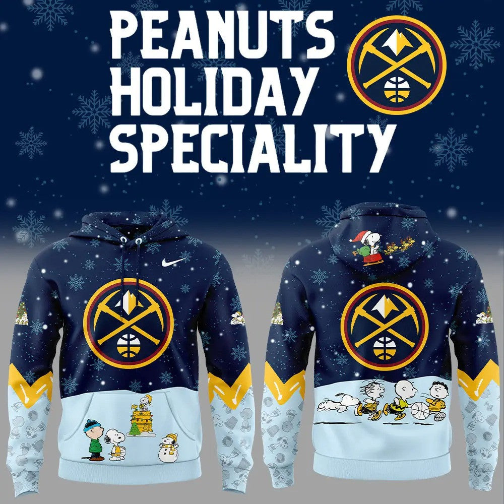 DN Basketball 75th Anniversary Of Peanuts And Snoopy Holiday Speciality All Over Print Hoodie