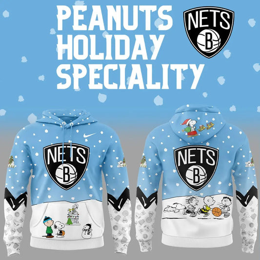 BN Basketball 75th Anniversary Of Peanuts And Snoopy Holiday Speciality 3D All Over Print Hoodie