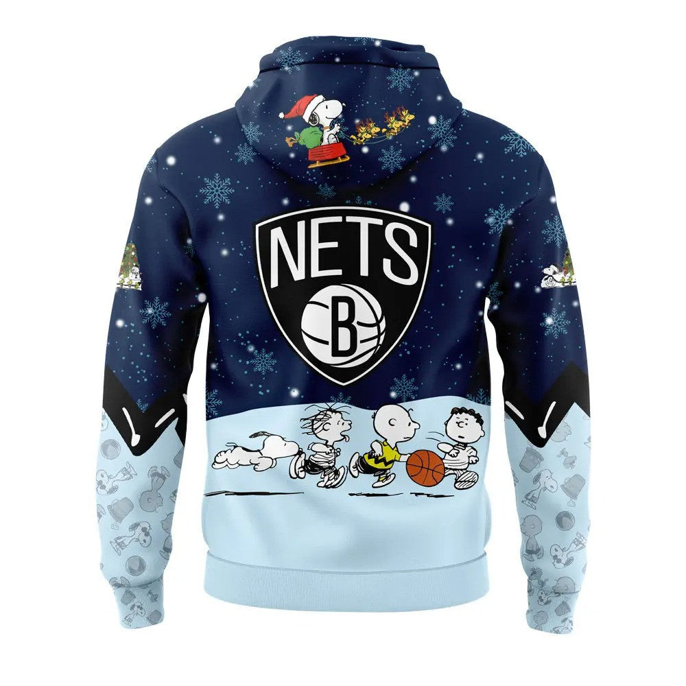 BN Basketball 75th Anniversary Of Peanuts And Snoopy Holiday Speciality 3D All Over Print Hoodie