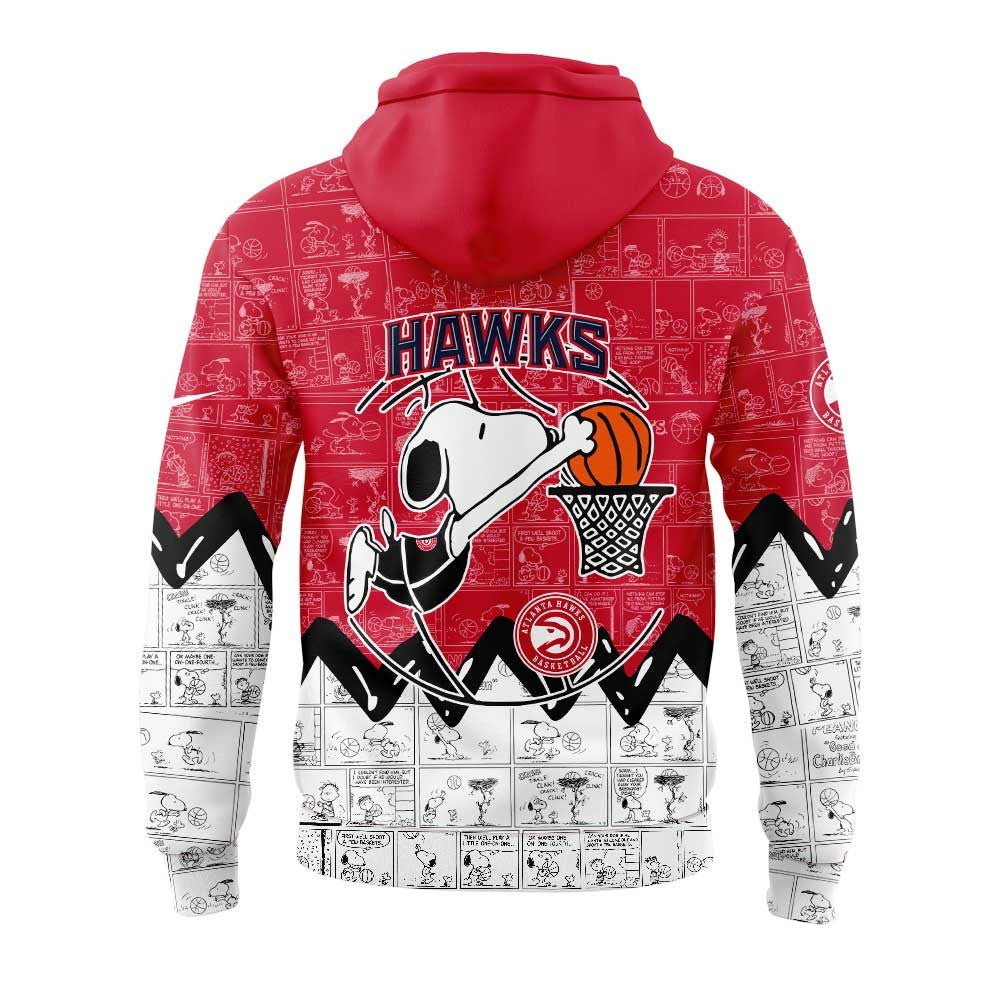 AH Basketball 75th Anniversary Of Peanuts 3D All Over Print Hoodie
