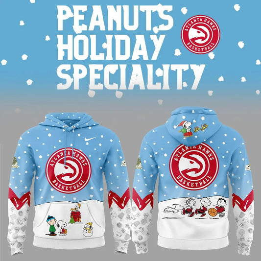 AH Basketball 75th Anniversary Of Peanuts And Snoopy Holiday Speciality 3D All Over Print Hoodie