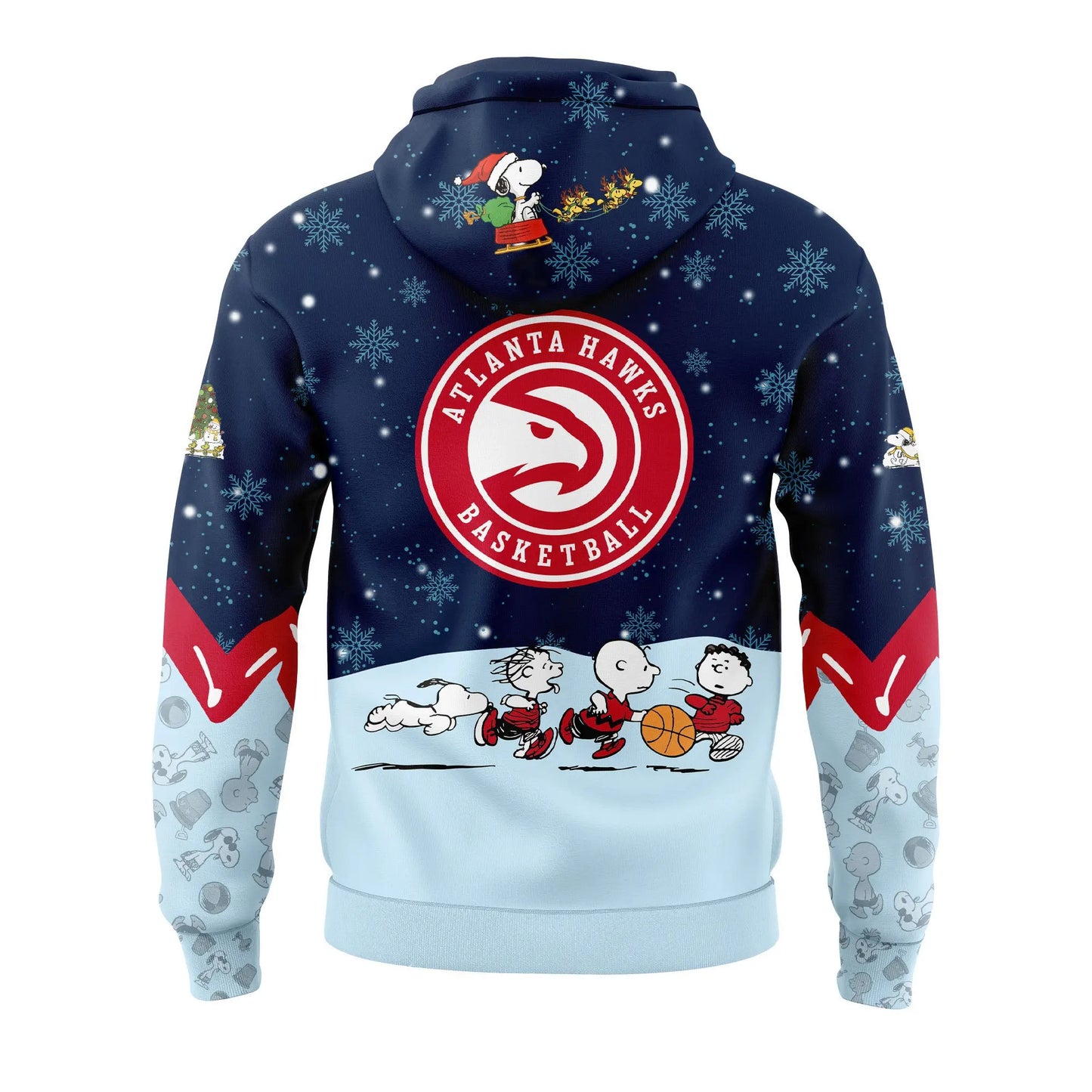 AH Basketball 75th Anniversary Of Peanuts And Snoopy Holiday Speciality 3D All Over Print Hoodie
