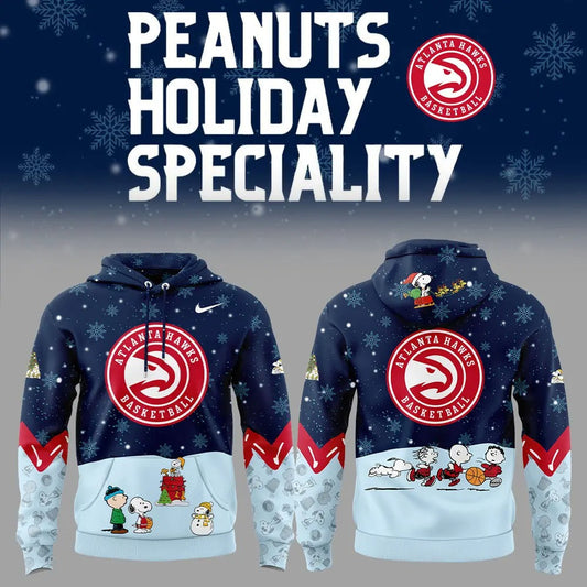 AH Basketball 75th Anniversary Of Peanuts And Snoopy Holiday Speciality 3D All Over Print Hoodie