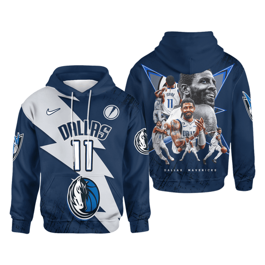 Kyrie Irving Mavericks Basketabll Team 3D Hoodie