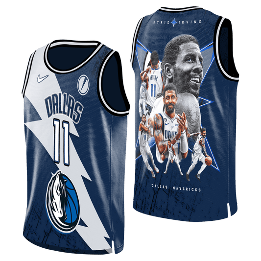 Kyrie Irving Mavericks Team 3D Basketball Jersey
