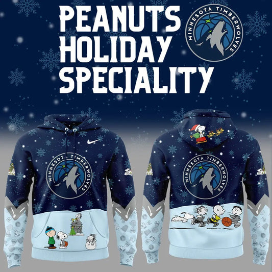 MT Basketball 75th Anniversary Of Peanuts And Snoopy Holiday Speciality 3D All Over Print Hoodie