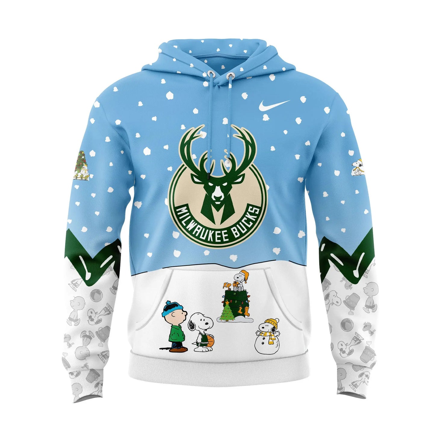 MB Basketball 75th Anniversary Of Peanuts And Snoopy Holiday Speciality 3D All Over Print Hoodie