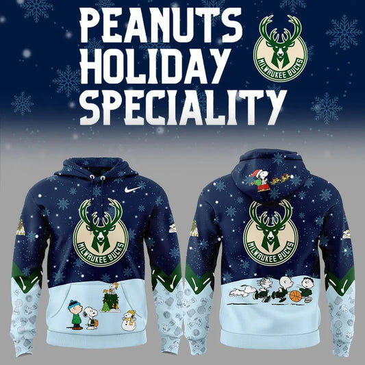 MB Basketball 75th Anniversary Of Peanuts And Snoopy Holiday Speciality 3D All Over Print Hoodie