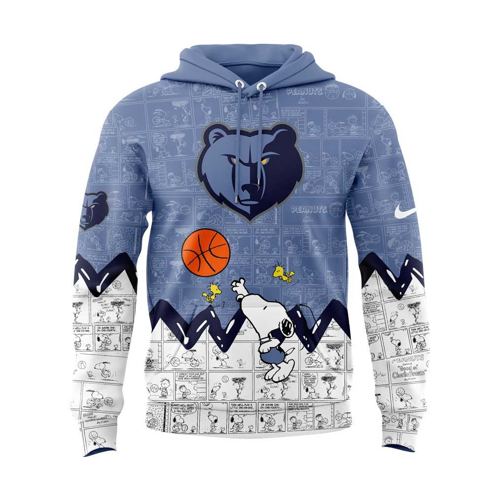 MG Basketball 75th Anniversary Of Peanuts 3D All Over Print Hoodie