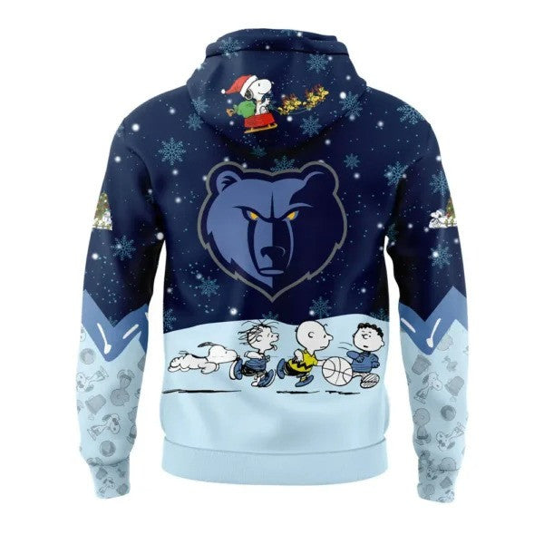 MG Basketball 75th Anniversary Of Peanuts And Snoopy Holiday Speciality 3D All Over Print Hoodie