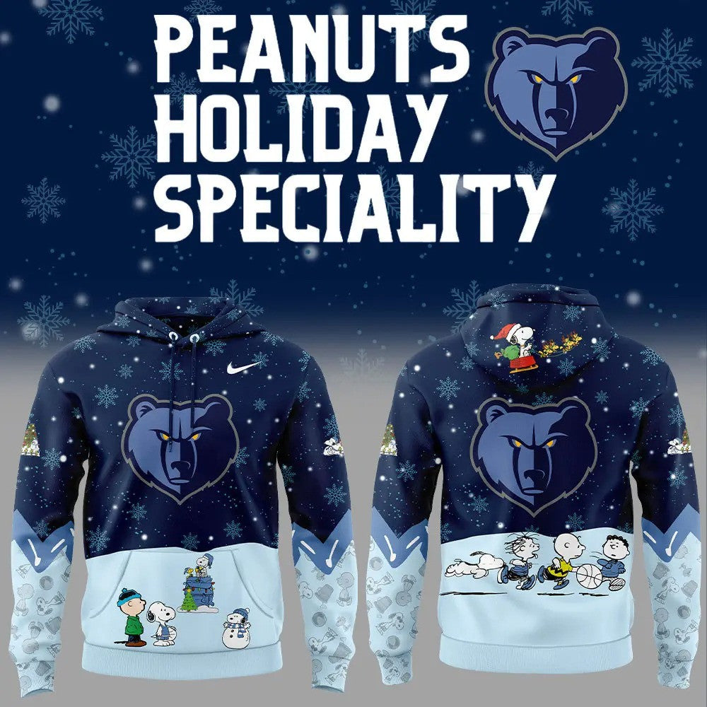 MG Basketball 75th Anniversary Of Peanuts And Snoopy Holiday Speciality 3D All Over Print Hoodie
