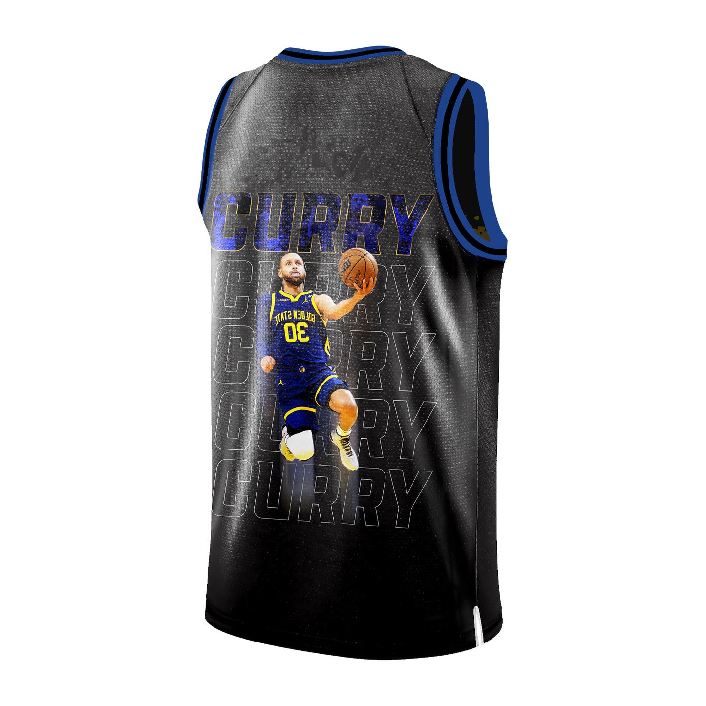 GSW Stephen Curry Make Every Shot Count 3D All Over Print Basketball Jersey