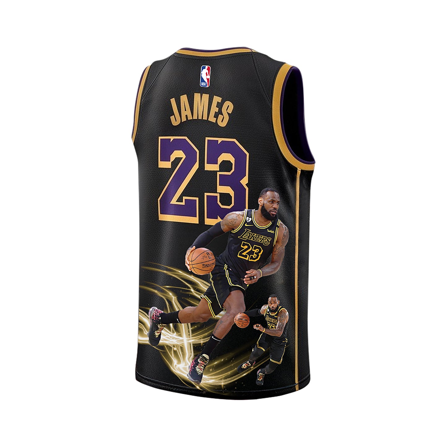 LeBron James #23 Lakers Basketball Team 3D All Over Print Basketball Jersey