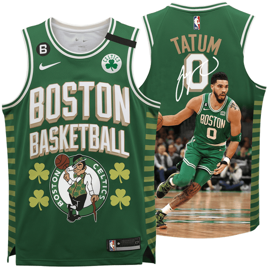 Celtics Jayson Tatum #0 Boston Basketball 3D Basketball Jersey