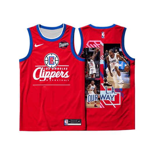 Clippers Kawhi Leonard #2 LA Basketball 3D Basketball Jersey