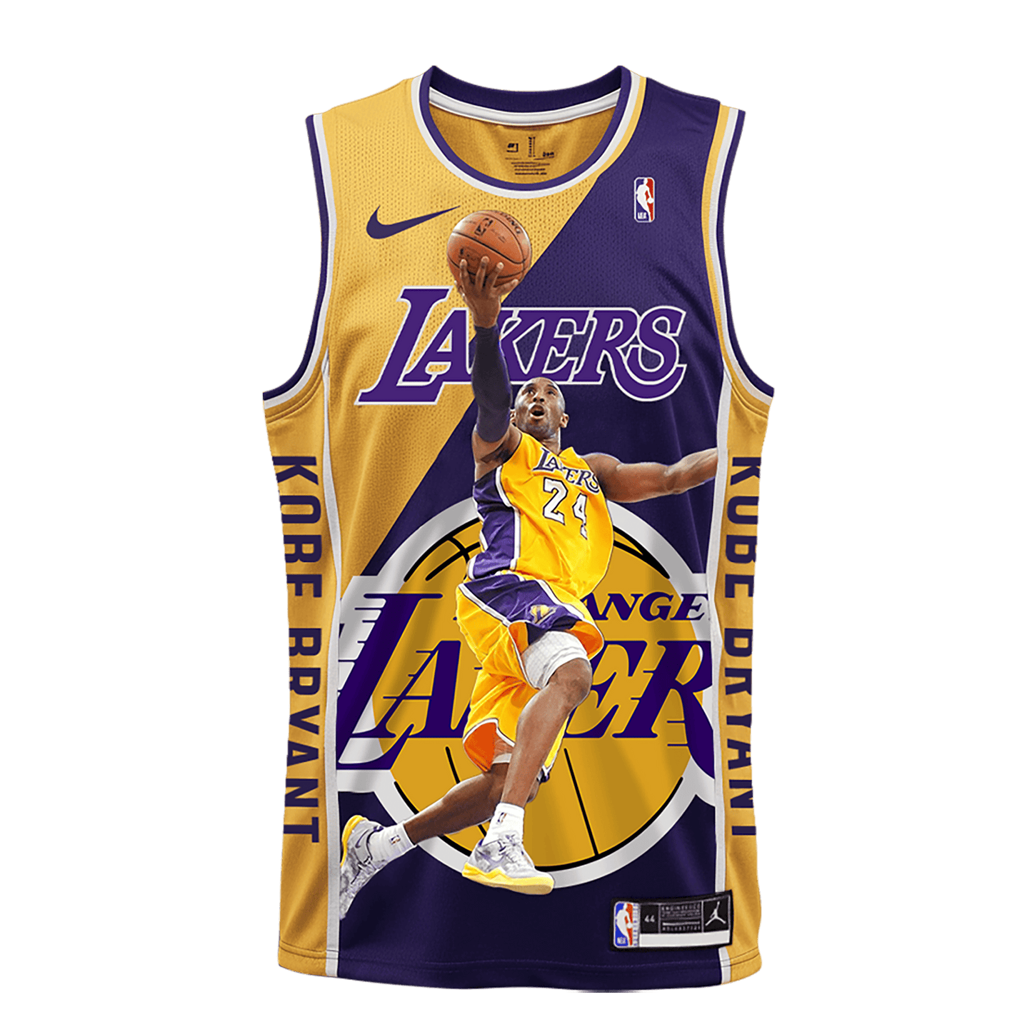 Mamba Forever Lakers Kobe Bryant #24 Legend 3D Basketball Jersey