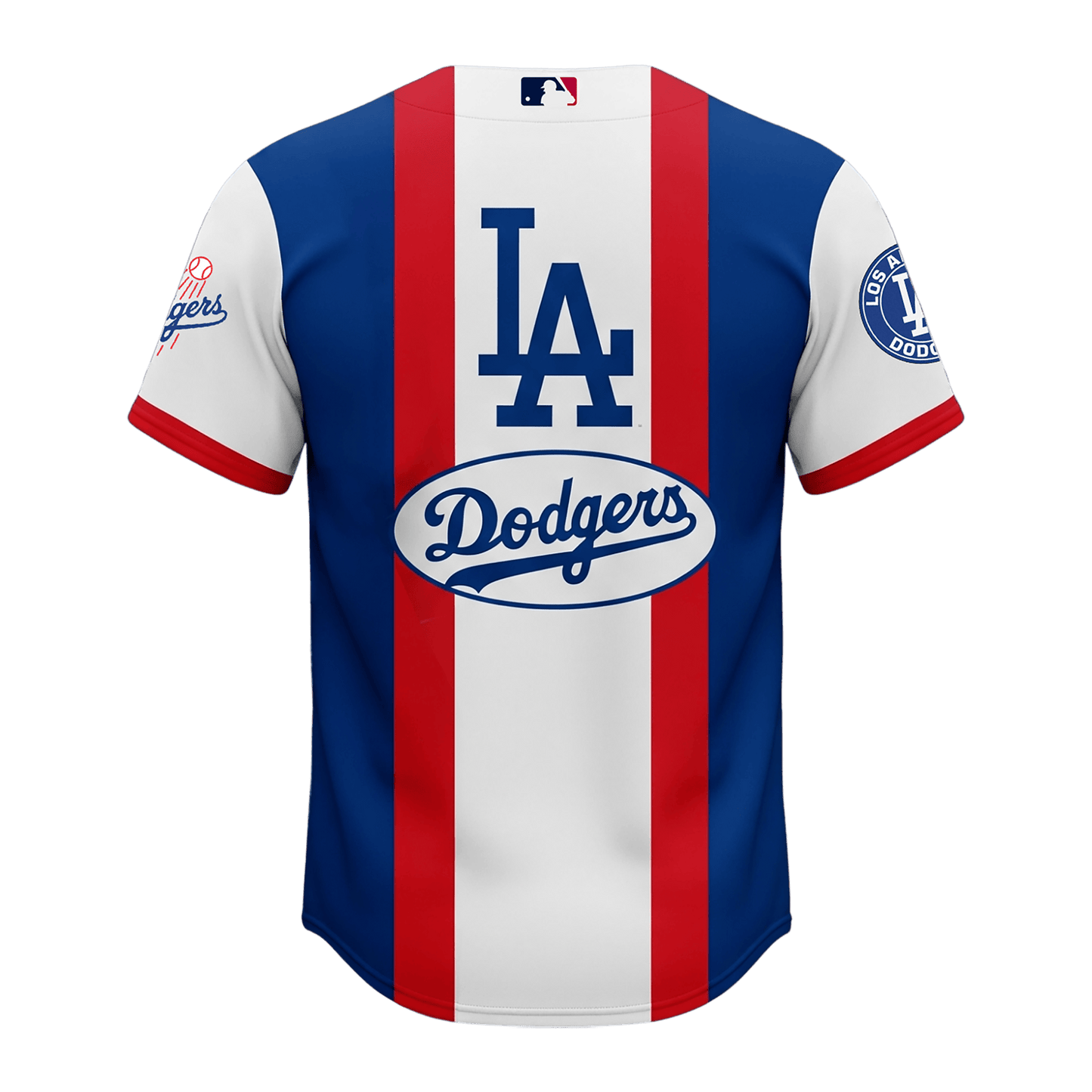 Dodgers Baseball Team 2025 All Over Print Baseball Jersey
