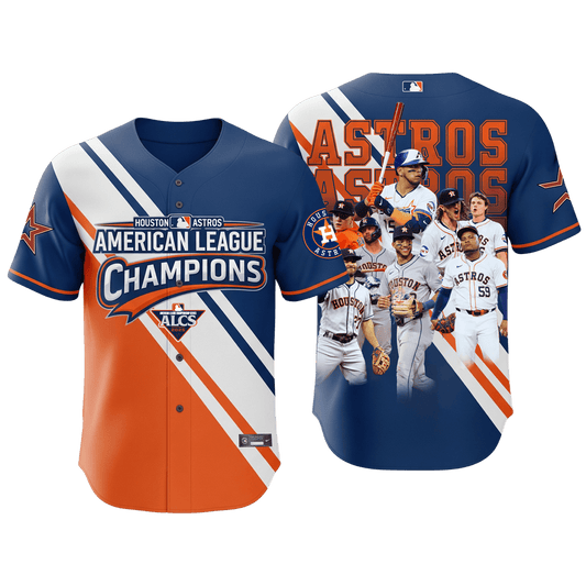 Houston Baseball Astros Team 2025 ALCS All Over Print Baseball Jersey