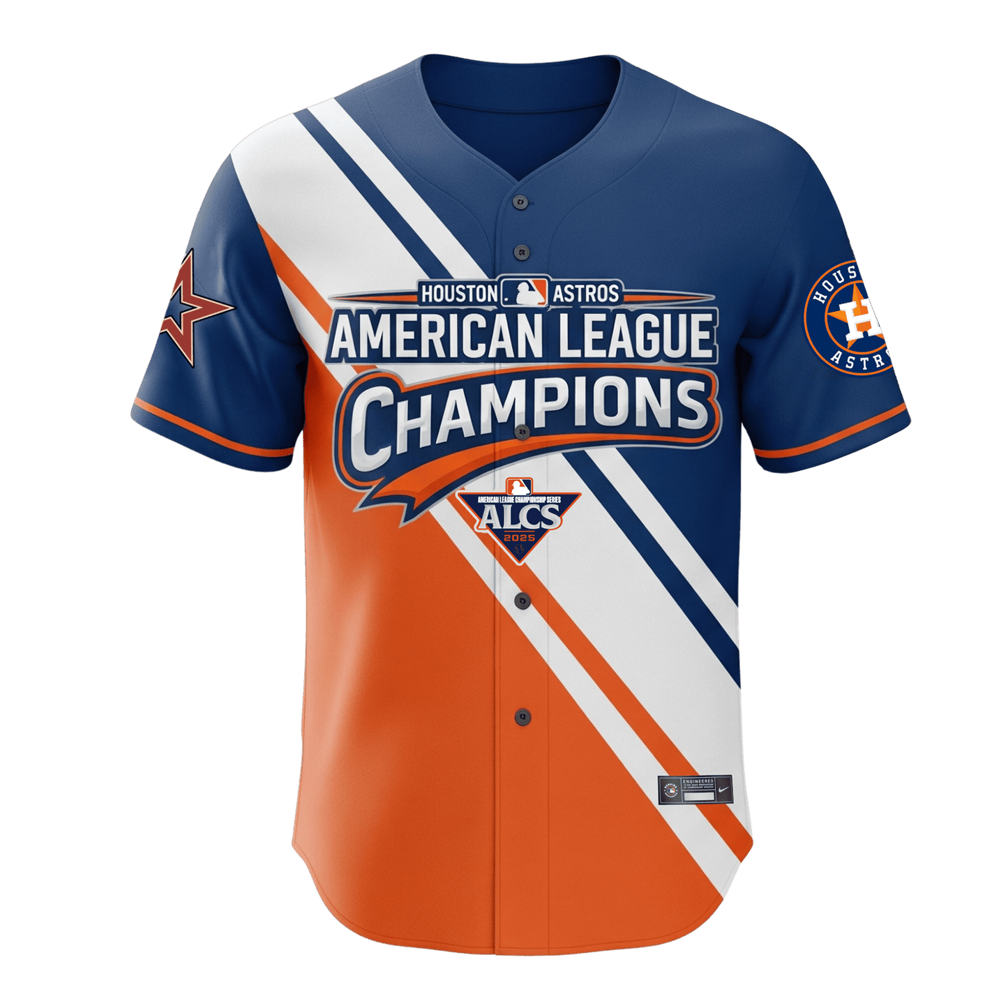 Houston Baseball Astros Team 2025 ALCS All Over Print Baseball Jersey