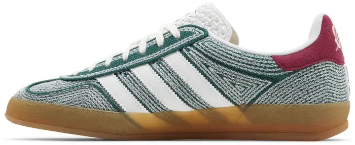 Men's Adidas Gazelle Indoor Green Hemp Shoes
