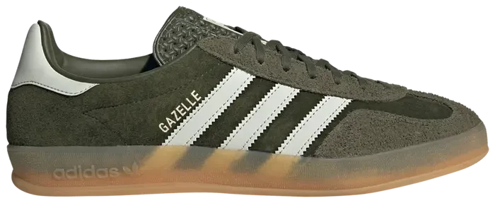 Men's Adidas Gazelle Indoor Night Cargo Gum Shoes
