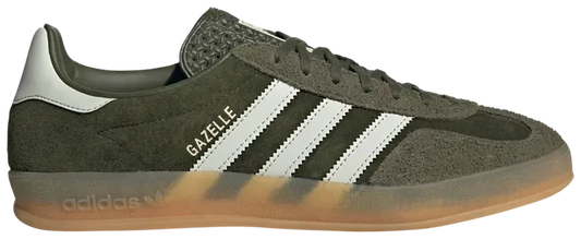 Men's Adidas Gazelle Indoor Night Cargo Gum Shoes