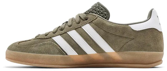 Men's Adidas Gazelle Indoor Olive Strata Shoes