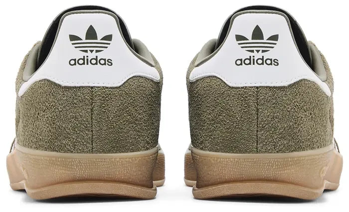 Men's Adidas Gazelle Indoor Olive Strata Shoes