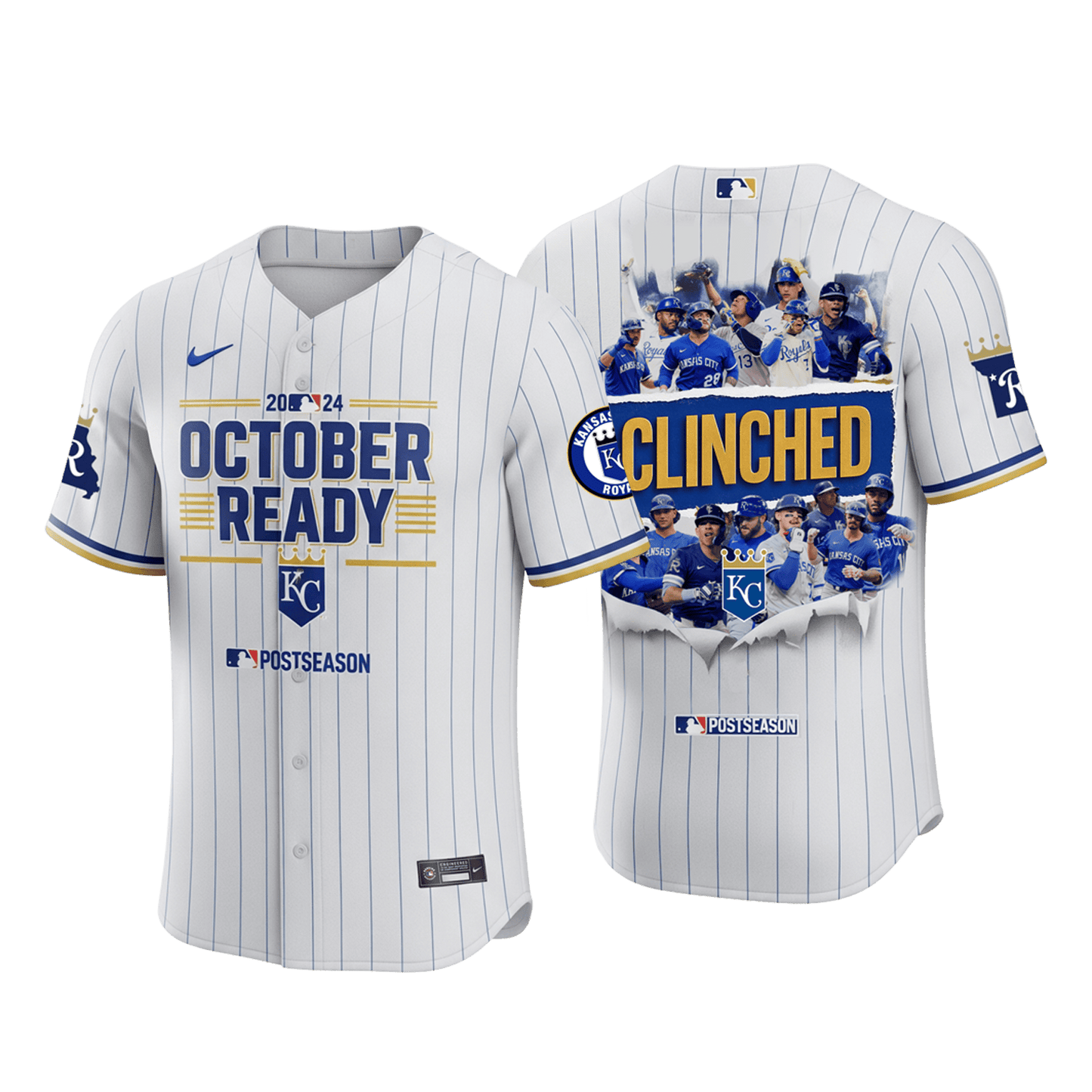 KC Royals October Ready Baseball Team 2025 All Over Print Baseball Jersey