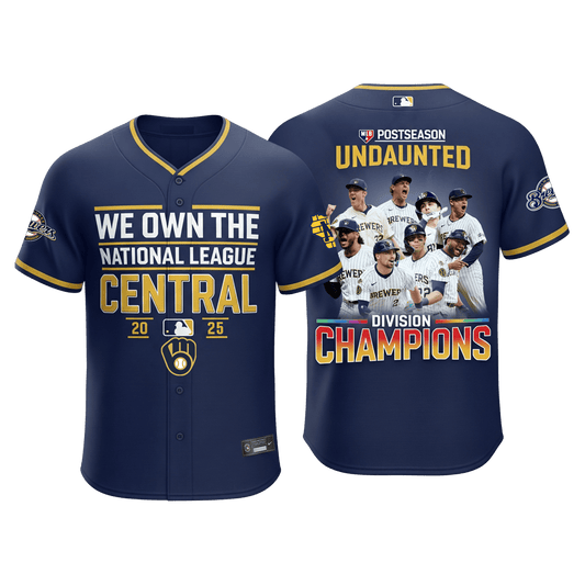 Brewers Baseball Team We Own The National League 2025 All Over Print Baseball Jersey