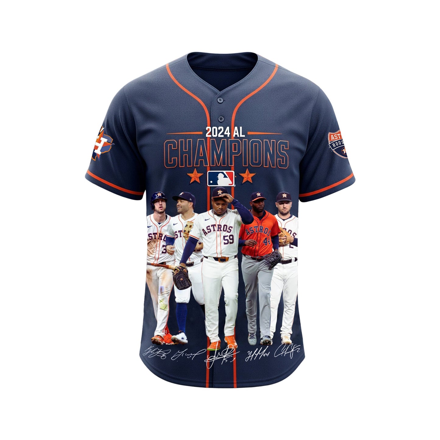 Astros Baseball Houston Team AL Champions 2025 All Over Print Baseball Jersey