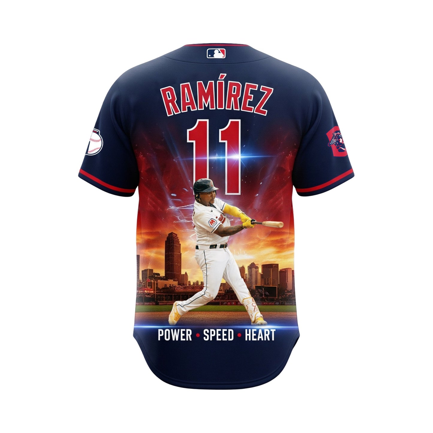 José Ramírez Cleveland Hometown Hero Baseball Team 2025 All Over Print Baseball Jersey
