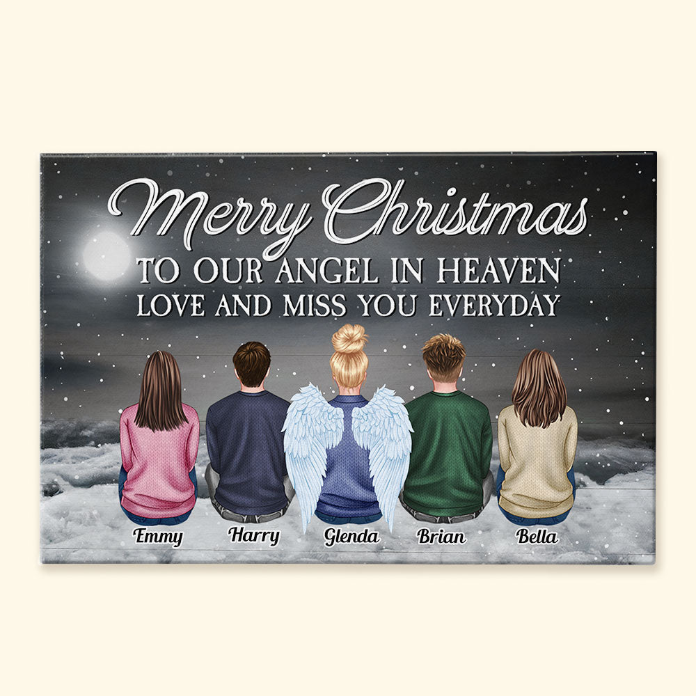 I Am Always With You - Personalized Wrapped Canvas - Christmas Gift For Family, Memorial Canvas, Remembrance Canvas