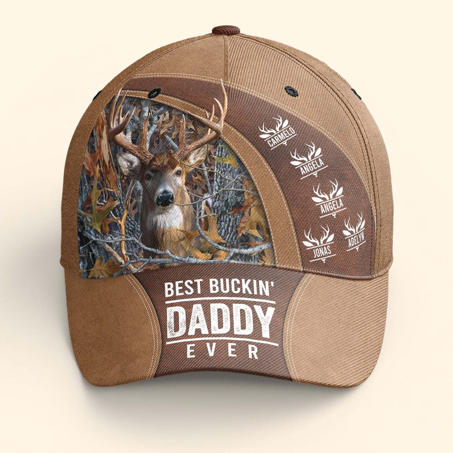 Best Buckin' Dad Ever Custom Papa Grandpa Father - Personalized Classic Cap