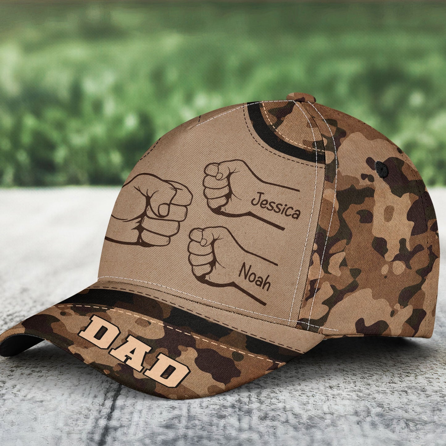 Dad - New Version - Personalized Classic Cap