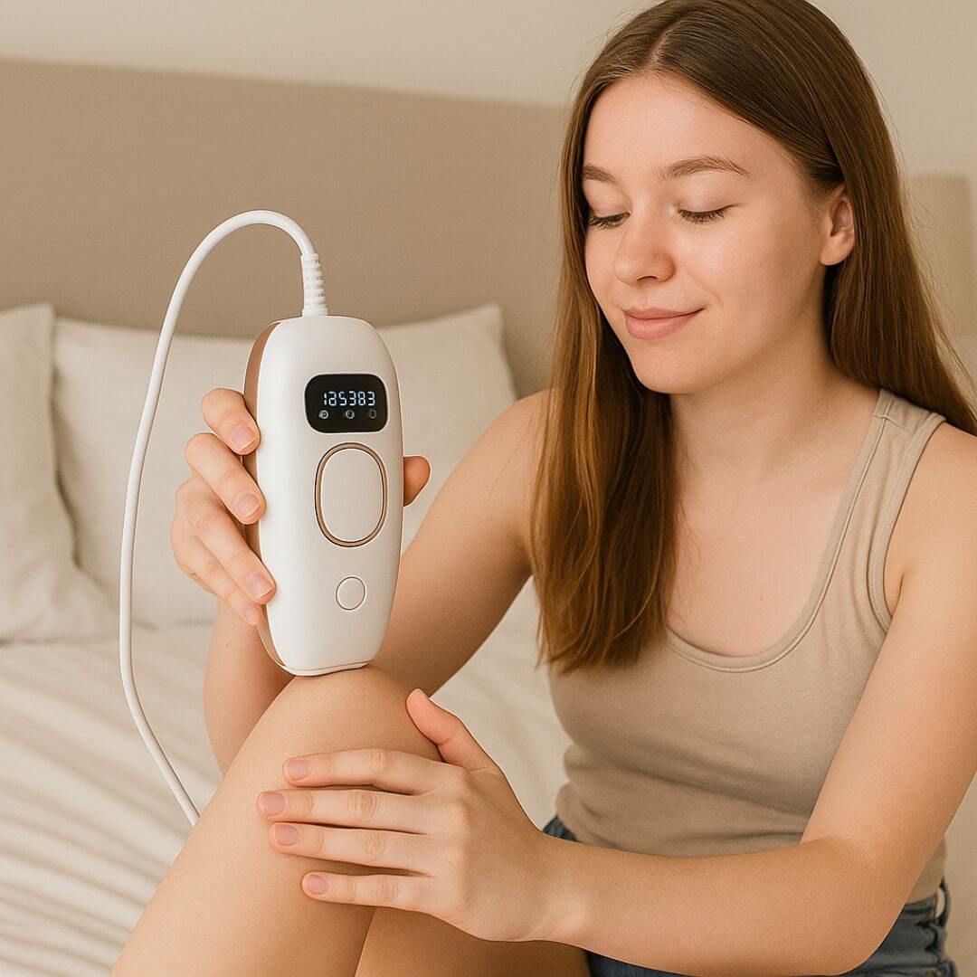 91Gift® IPL Hair Removal Kit - The Perfect Beauty Gift | Permanent At-Home Hair Removal | Painless & Safe for Face & Body E9000