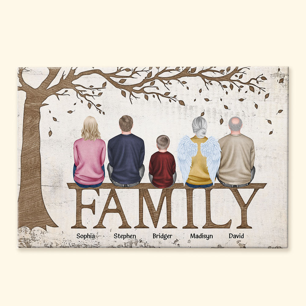 Family - New Version - Personalized Poster/Wrapped Canvas