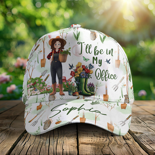 I'll Be In My Office Cartoon Version - Personalized Classic Cap
